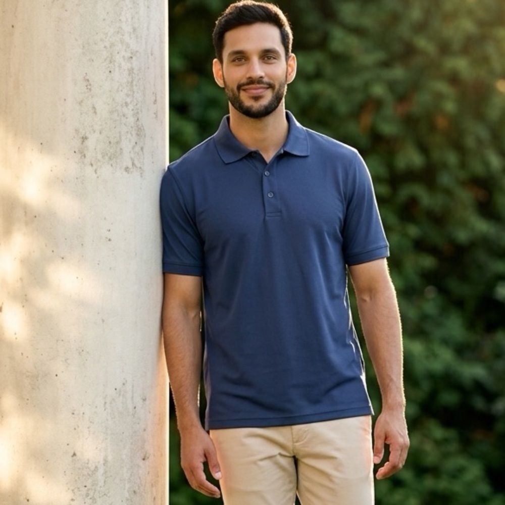 NWT Rivers End Men’s Navy Polo Shirt - Size Small